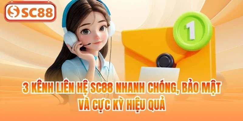 3 kênh liên hệ SC88 nhanh chóng, bảo mật và cực kỳ hiệu quả